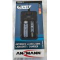 Ansmann Lithium 2 1001-0050 charger for Li-Ion 18650 and more and Ni-Mh batteries